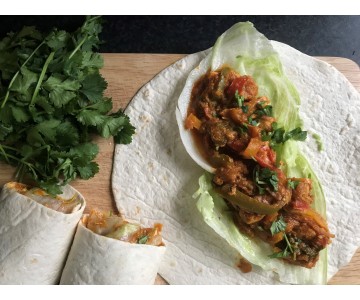 Chicken Curry Wraps