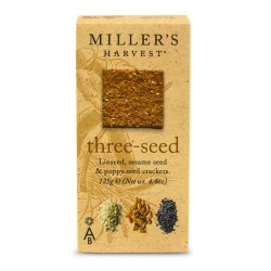 Millers Harvest Three Seed Crackers 125g