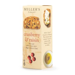 Millers Toast Cranberry & Raisin 100g